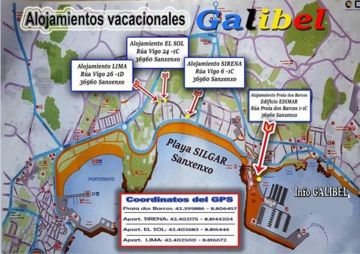 Lima-Galibel Apartman Sanxenxo Kültér fotó